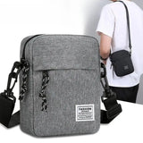 [F] Men's Bag, Available In Single Shoulder Or Cross-body Design, Suitable For Daily Use During School. Made Of Nylon Material
