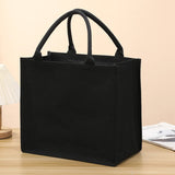 Handbag - Thick and sturdy three-dimensional canvas bag - Waterproof canvas gift tote bag