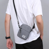 [F] Men's Bag, Available In Single Shoulder Or Cross-body Design, Suitable For Daily Use During School. Made Of Nylon Material