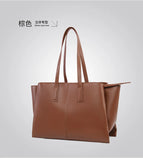 Women's Handbag, High-End Fashion Shoulder Bag, Simple Solid Color Casual Bag, Commuting and Shopping Tote Bag, Large Capacity Tote Bag