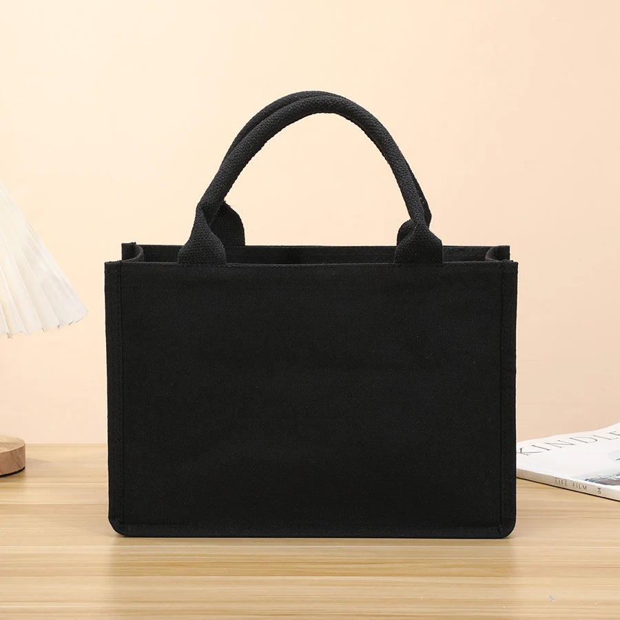 Handbag - Thick and sturdy three-dimensional canvas bag - Waterproof canvas gift tote bag