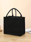 Handbag - Thick and sturdy three-dimensional canvas bag - Waterproof canvas gift tote bag
