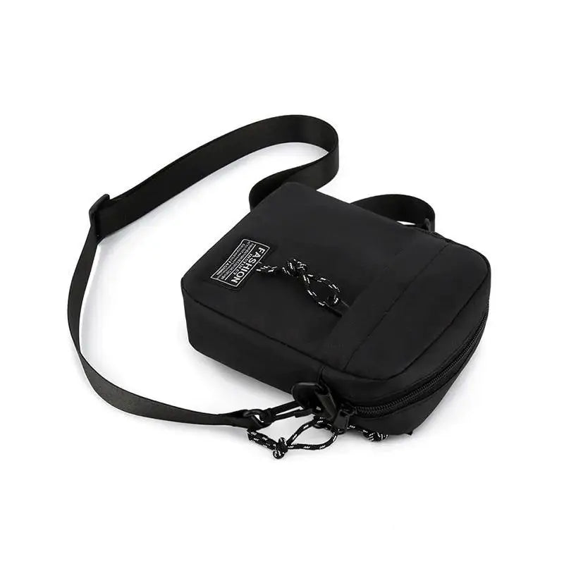 [F] Men's Bag, Available In Single Shoulder Or Cross-body Design, Suitable For Daily Use During School. Made Of Nylon Material