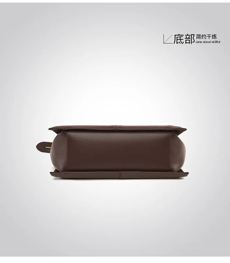 Women's Handbag, High-End Fashion Shoulder Bag, Simple Solid Color Casual Bag, Commuting and Shopping Tote Bag, Large Capacity Tote Bag