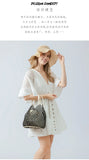 Simple Casual Handwoven Wooden Bead Handbag New Retro Versatile Summer Vacation Handheld Women's Shoulder Bags Water Bucket Bag