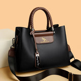 Elegant Women's Handbag Unique Handle Design Featuring a Stylish Pattern Spacious Interior  Adjustable Strap Functionality