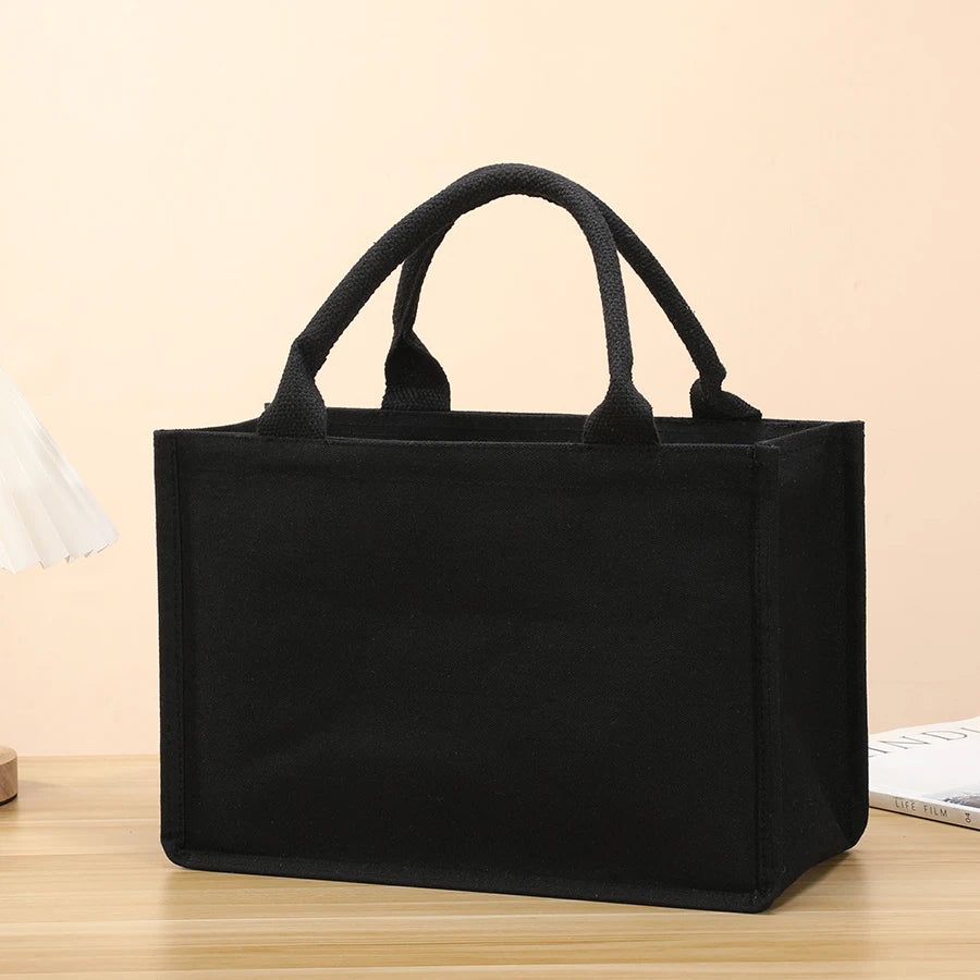 Handbag - Thick and sturdy three-dimensional canvas bag - Waterproof canvas gift tote bag
