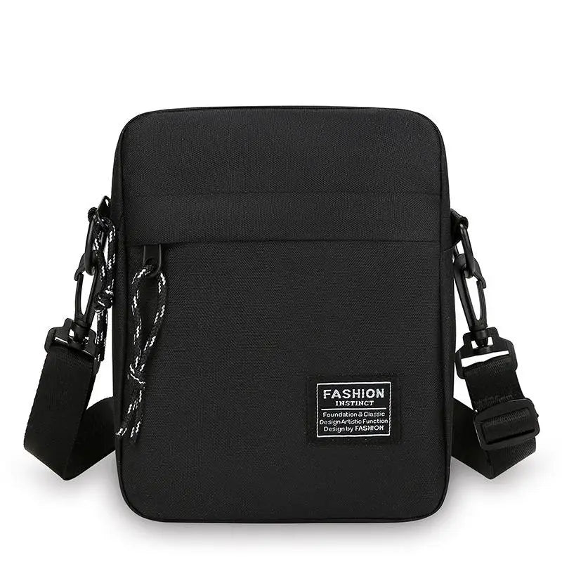 [F] Men's Bag, Available In Single Shoulder Or Cross-body Design, Suitable For Daily Use During School. Made Of Nylon Material
