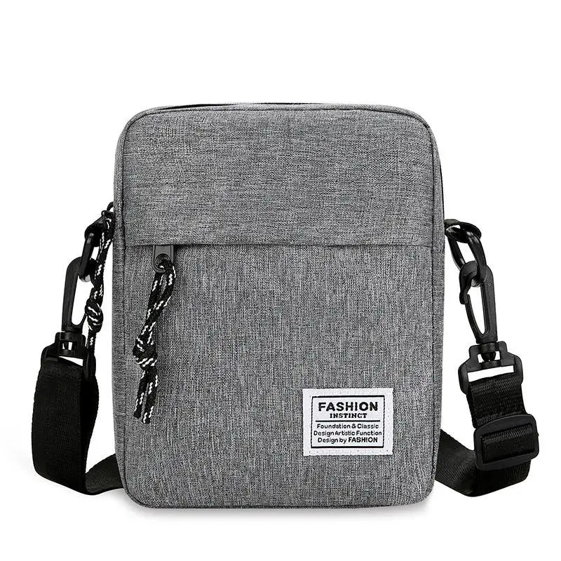 [F] Men's Bag, Available In Single Shoulder Or Cross-body Design, Suitable For Daily Use During School. Made Of Nylon Material