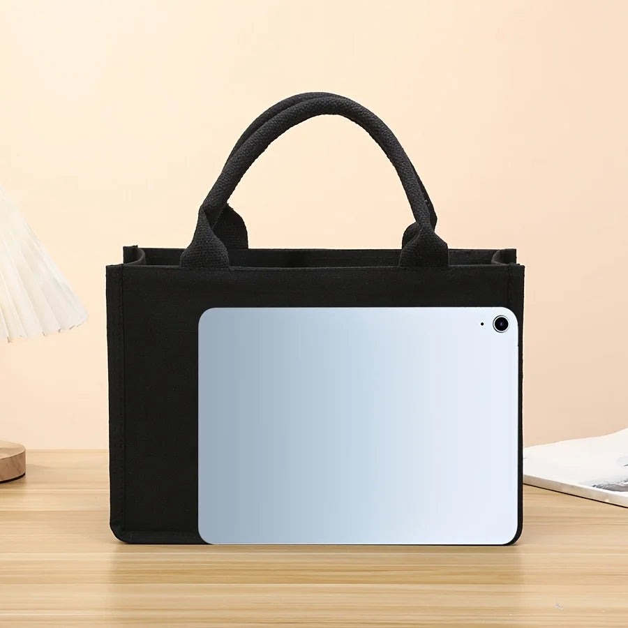 Handbag - Thick and sturdy three-dimensional canvas bag - Waterproof canvas gift tote bag