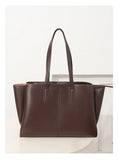 Women's Handbag, High-End Fashion Shoulder Bag, Simple Solid Color Casual Bag, Commuting and Shopping Tote Bag, Large Capacity Tote Bag