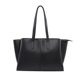 Women's Handbag, High-End Fashion Shoulder Bag, Simple Solid Color Casual Bag, Commuting and Shopping Tote Bag, Large Capacity Tote Bag