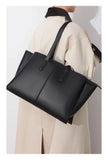 Women's Handbag, High-End Fashion Shoulder Bag, Simple Solid Color Casual Bag, Commuting and Shopping Tote Bag, Large Capacity Tote Bag