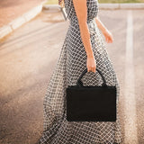 Handbag - Thick and sturdy three-dimensional canvas bag - Waterproof canvas gift tote bag