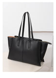 Women's Handbag, High-End Fashion Shoulder Bag, Simple Solid Color Casual Bag, Commuting and Shopping Tote Bag, Large Capacity Tote Bag
